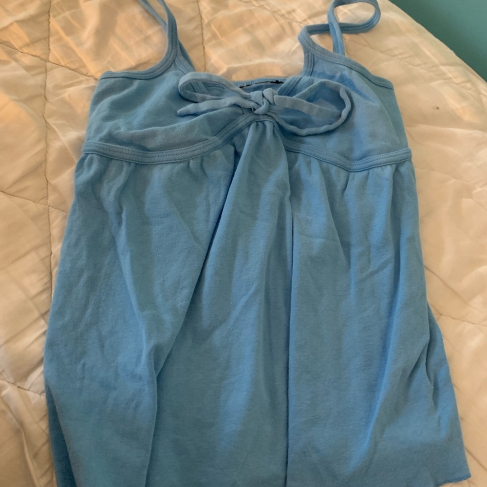 Blue tank top
